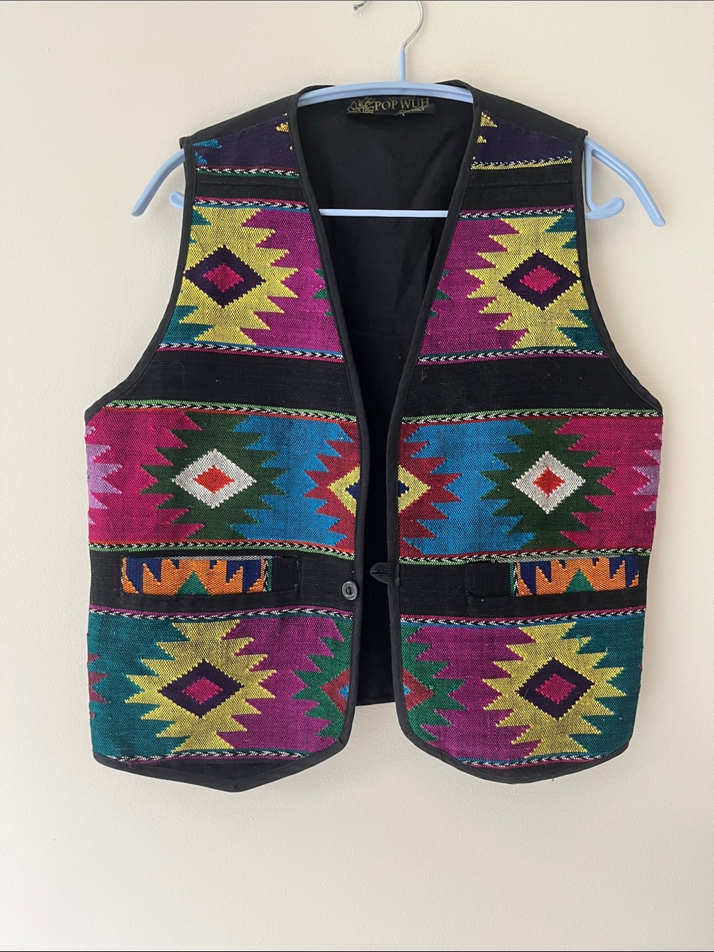 Artisan Vintage Tribal Pattern Vest